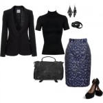 How to {Rock} a Printed Pencil Skirt